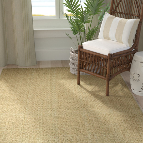 Bayou Breeze Faulk Power Loom Bamboo Slat/Seagrass Natural Rug